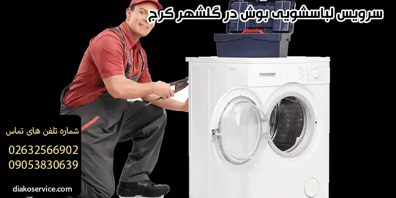 سرویس لباسشویی بوش در گلشهر کرج